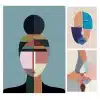 Abstract Contemporary Artwork Printed on Canvas