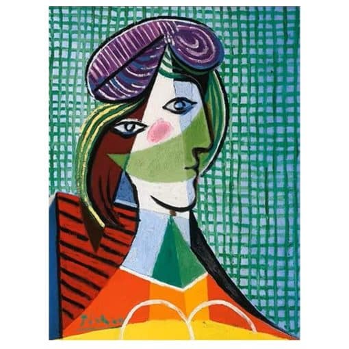 Head of A Woman (Tete de Femme) by Pablo Picasso Printed on Canvas - Image 2