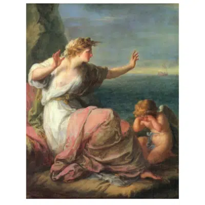 Angelica Kauffmann 1780 Ariadne Left on The Island of Naxos