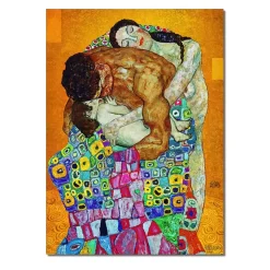 Family Painting in the Spirit of Gustav Klimt