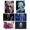 Fun Portrait Artworks of Albert Einstein Printed on Canvas