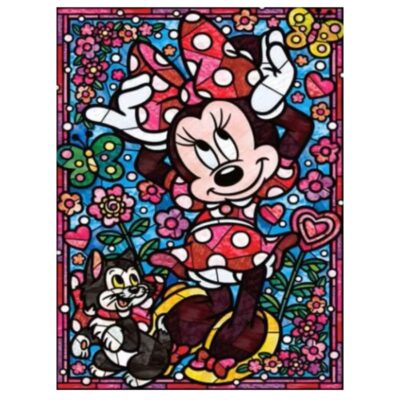 Mickey Mouse Graffiti and Disney Cartoon Art Printed on Canvas - Image 12