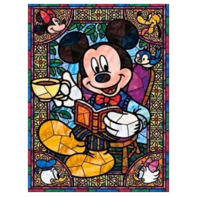 Mickey Mouse Graffiti and Disney Cartoon Art Printed on Canvas - Image 13