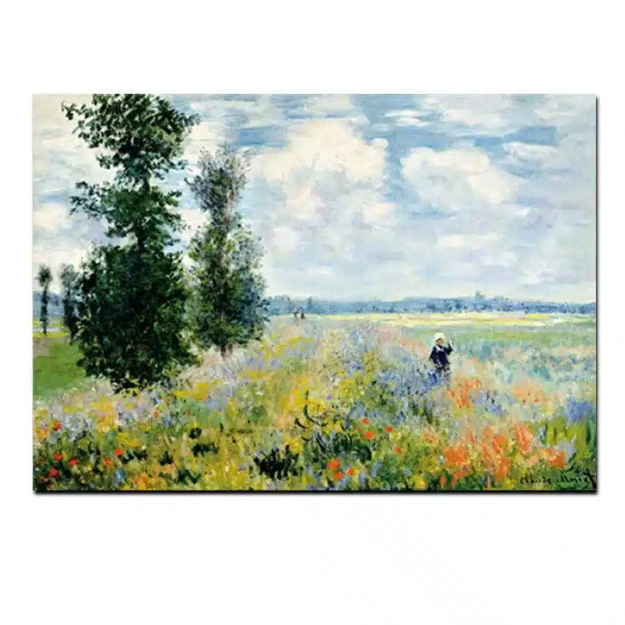 Poppy Fields Argenteuil by Claude Monet 1875