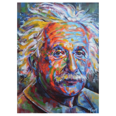 Portrait of Albert Einstein 2