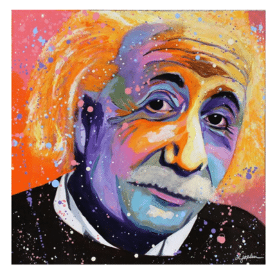 Portrait of Albert Einstein 6
