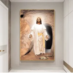 Religious Painting of Jesus Christ Printed on Canvas