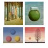 René Magritte Surrealism Paintings Printed on Canvas