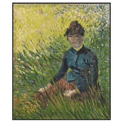 Vincent van Gogh 1887 Woman Sitting in the Grass
