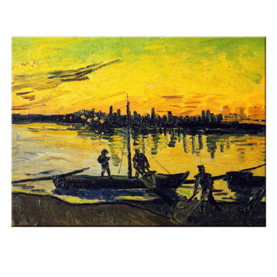 Vincent van Gogh 1888 Coal Barges