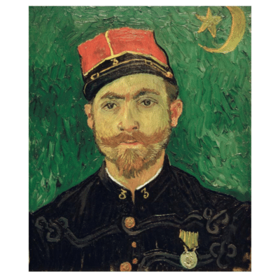 Vincent van Gogh 1888 Portraits of Milliet Second Lieutnant of the Zouaves