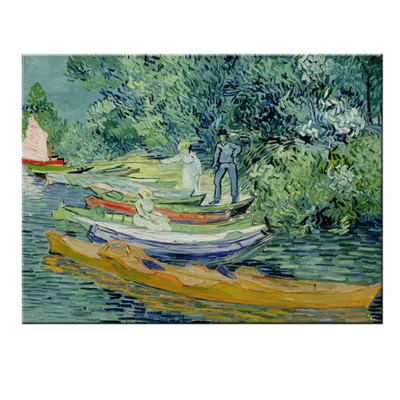 Vincent van Gogh 1890 Bank of the Oise at Auvers
