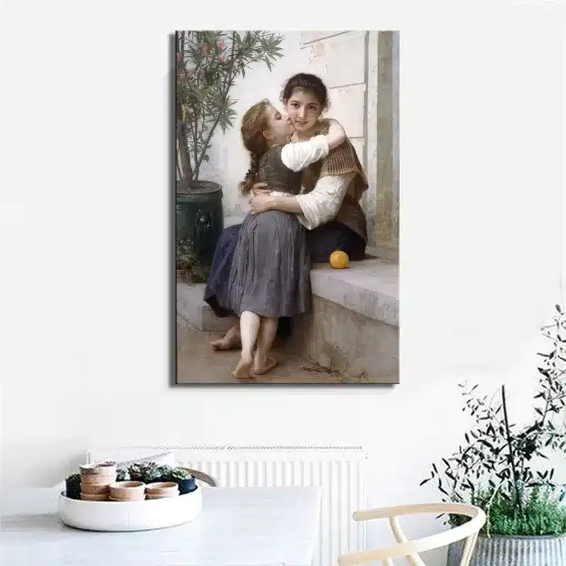 A Little Coaxing by William Adolphe Bouguereau, 1890