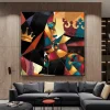 Abstract Royal Lovers Artwork Printed on Canvas