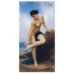 After the Bath by William Adolphe Bouguereau 1875