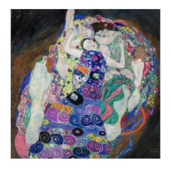 Classical Art The Virgin by Gustav Klimt Printed on Canvas - Image 2