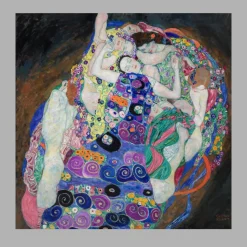 Classical Art The Virgin by Gustav Klimt Printed on Canvas - Image 3