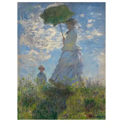 Claude Monet 1875 The Promenade Woman with a Parasol