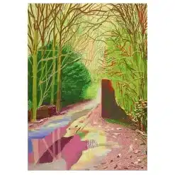 Painting by David Hockney