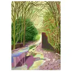 Painting by David Hockney