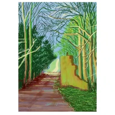 Painting by David Hockney