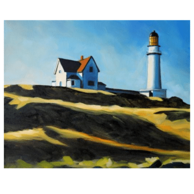 Edward Hopper 1927 Lighthouse Hill