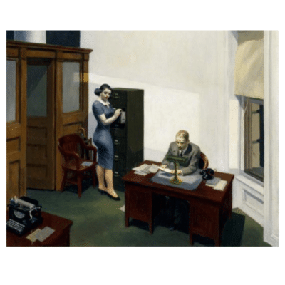 Edward Hopper 1940 Office at Night 1940