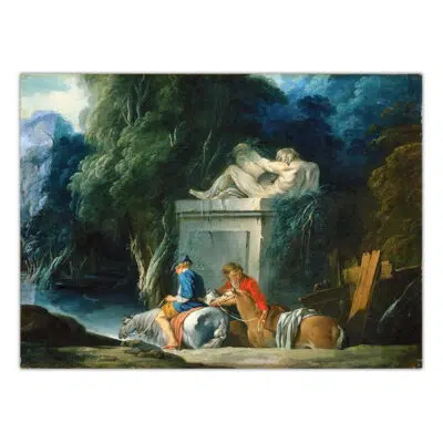 Francois Boucher 1730 Crossing the Ford