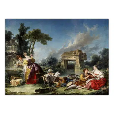 Francois Boucher 1748 The Fountain of Love