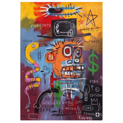 Jean Michel Basquiat 1981 Intelligent