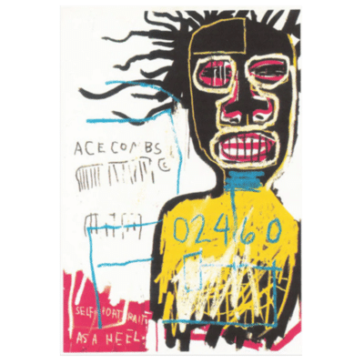 Jean Michel Basquiat 1981 Self Portrait as a Heel