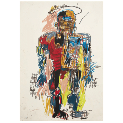 Jean Michel Basquiat 1982 Self Portrait