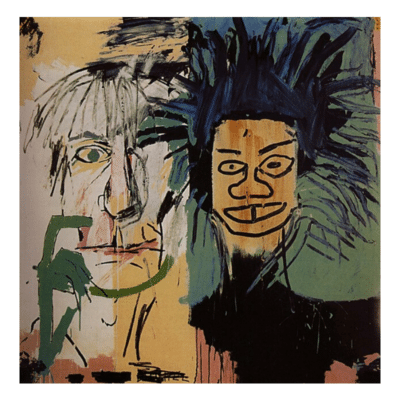 Jean Michel Basquiat Two Heads Dos Cabezas