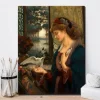 Love’s Messenger by Marie Spartali Stillman Printed on Canvas