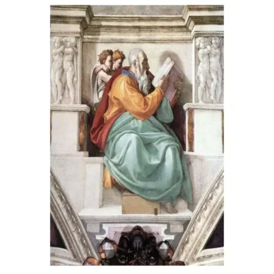 Paintings by Michelangelo Printed on Canvas - Image 11