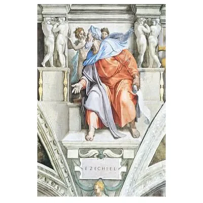 Paintings by Michelangelo Printed on Canvas - Image 12