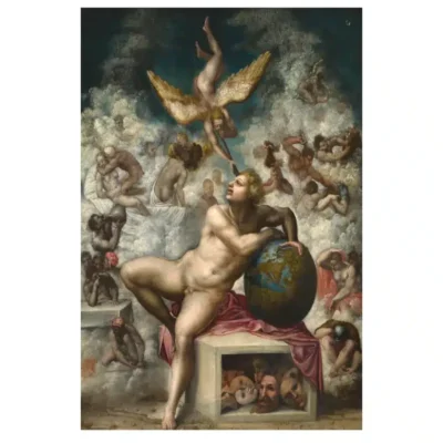 Paintings by Michelangelo Printed on Canvas - Image 3