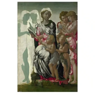 Paintings by Michelangelo Printed on Canvas - Image 4