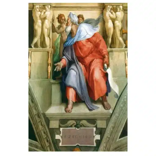Paintings by Michelangelo Printed on Canvas - Image 7
