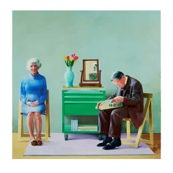 My Parents by David Hockney 1977