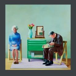 My Parents by David Hockney 1977
