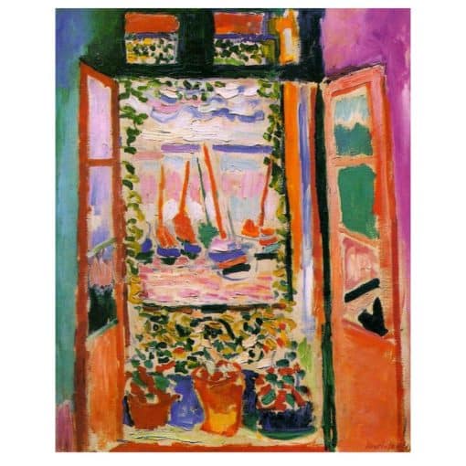 Open Window by Henri Matisse Printed on Canvas - Image 3