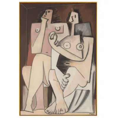 Pablo Picasso 1921 Man and Woman Homme et Femme