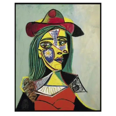 Pablo Picasso 1937 Woman in Hat and Fur Collar Marie Therese Walter