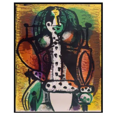 Pablo Picasso 1948 Woman in Armchair Femme au Fauteuil