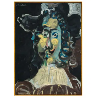 Pablo Picasso 1967 Mousquetaire bust