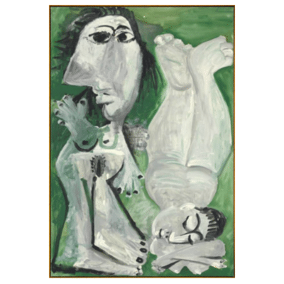 Pablo Picasso 1968 Deux nus Couches
