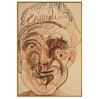 Pablo Picasso 1970 Human Head Tete de homme