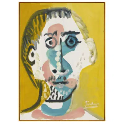 Pablo Picasso 1970 Man Head