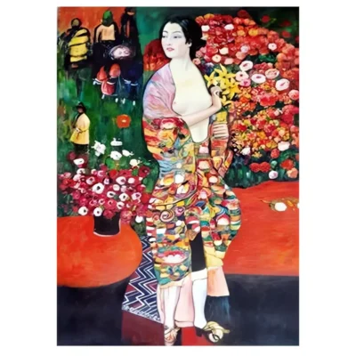 Paintings by Gustav Klimt Printed on Canvas - Image 5
